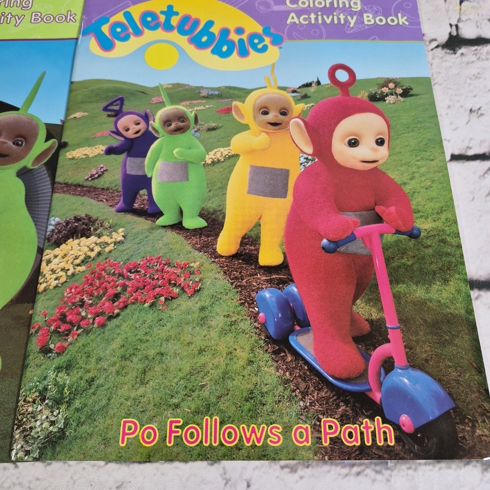 Teletubbies Coloring Activity Books Vtg 1998 Ragdoll Lot Of 4 New - Picture 4 of 6